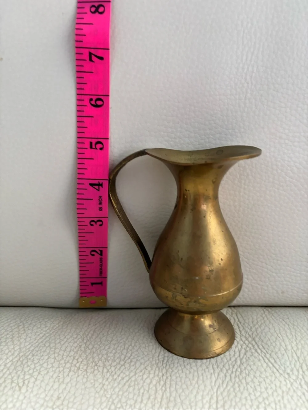 Brass Decorative Pitcher Vase - Gold Finish